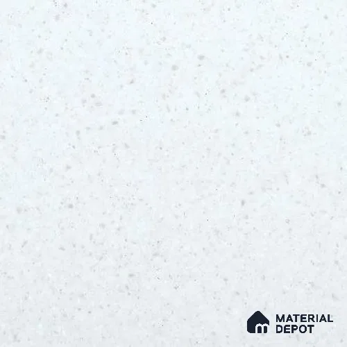 G501 White Stella 12.07 ft x 2.49 ft Solid Surface Corian - 12 mm